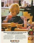 Retro reclame 1978 Roosvicee limonade jongetje met blokken, Verzamelen, Retro, Verzenden, Overige typen
