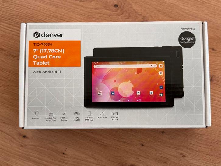 Denver Tablet 7 inch - Android 11, Computers en Software, Android Tablets, Gebruikt, Wi-Fi, 7 inch of minder, 32 GB, Ophalen of Verzenden