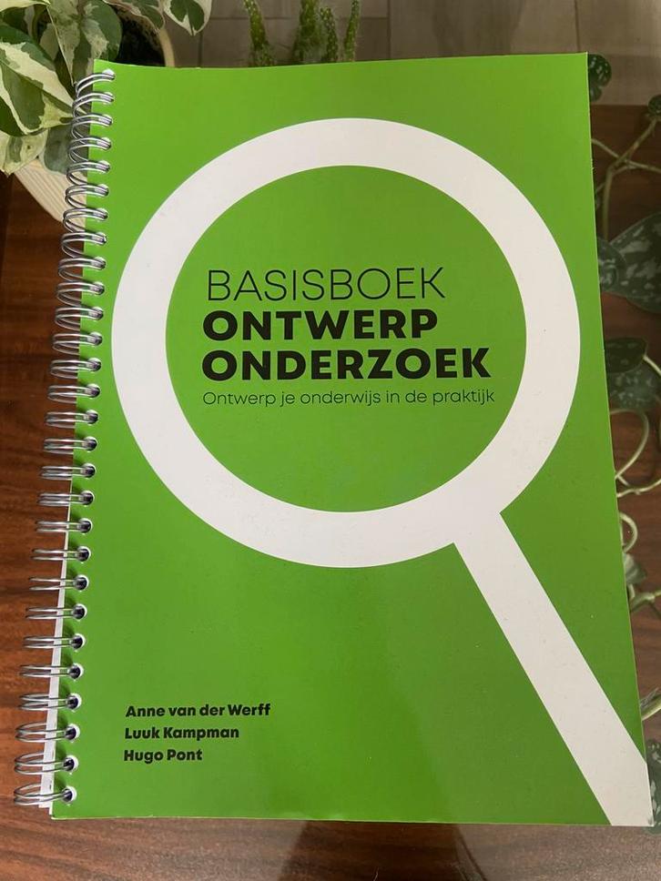 Anne van der Werff - Basisboek ontwerponderzoek, Boeken, Wetenschap, Zo goed als nieuw, Sociale wetenschap, Ophalen of Verzenden