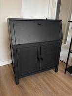 Computerkast / Secretaire - Zwart, Huis en Inrichting, Ophalen, Gebruikt, 100 tot 150 cm, 50 tot 100 cm