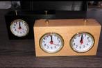 Houten analoge schaakklokken | NIEUW | geen batterijen nodig, Antiek en Kunst, Ophalen of Verzenden