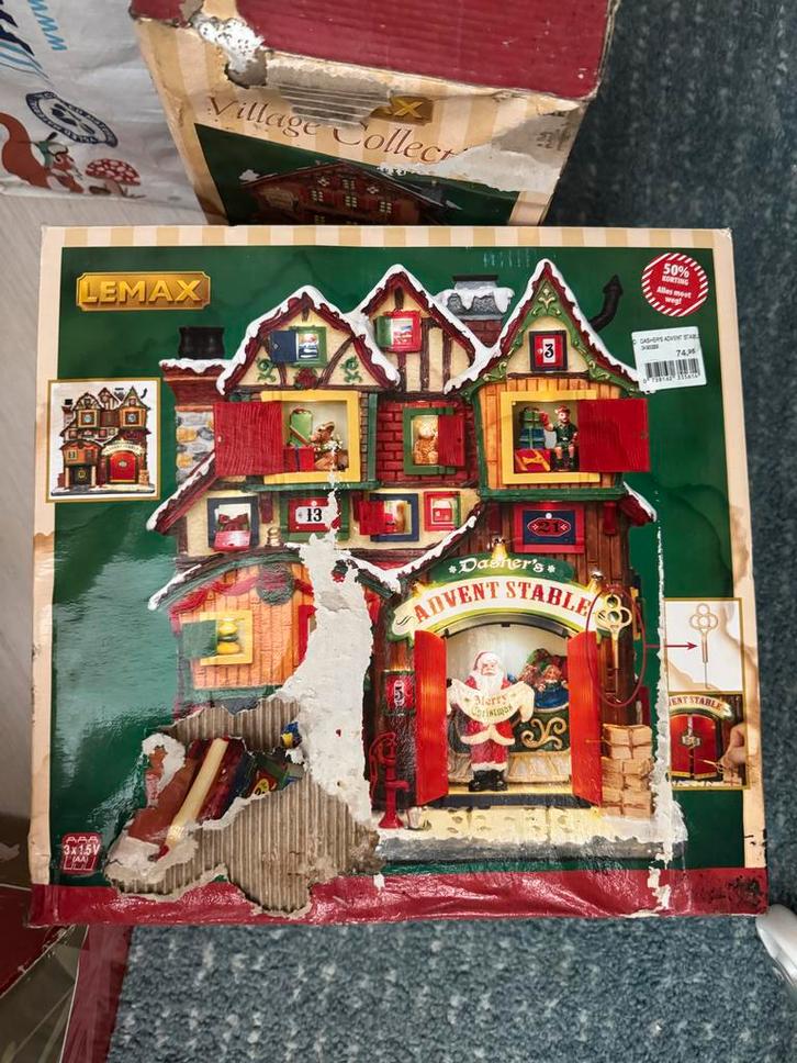 Diverse kersthuisjes, Diversen, Kerst, Zo goed als nieuw, Ophalen