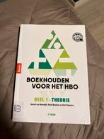 Boekhouden voor het HBO Deel 1 - Theorie, Boeken, Studieboeken en Cursussen, Ophalen of Verzenden, Zo goed als nieuw, HBO