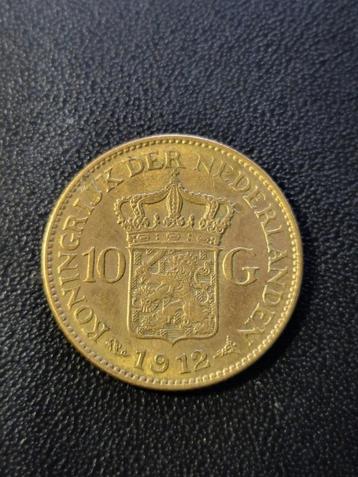 Gouden Tientje 1912 beschikbaar voor biedingen