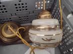 Jaren50 gazen hanglamp compleet en gaaf., Antiek en Kunst, Antiek | Lampen, Ophalen of Verzenden