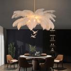 Struisvogel hanglamp met veren modern wit en kleuren, Nieuw, Ophalen of Verzenden