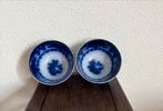 Antieke Oosterse Kommetjes Blauw-Wit, Ophalen of Verzenden