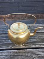 Geelkoperen theepot, Ophalen of Verzenden, Koper