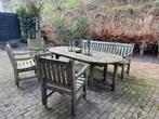 Tuinset van teak gratis, Ophalen, Gebruikt, Bank, Teakhout