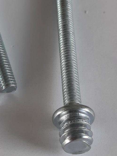 25 st  ankerbout m6 x 50 mm totale lengte 58 mm sanitair, Tuin en Terras, Palen, Balken en Planken, Nieuw, Verzenden