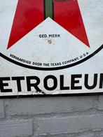 TEXACO emaille reclamebord, Verzamelen, Reclamebord, Gebruikt, ., Ophalen of Verzenden