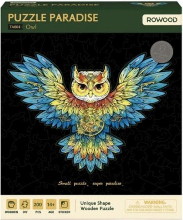 Robotime Owl TA004 Bouwpakket Nieuw, Hobby en Vrije tijd, Modelbouw | Overige, Nieuw, Groter dan 1:32, Ophalen of Verzenden