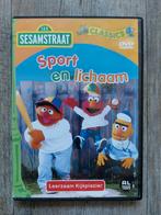 Sesamstraat DVD - Sport en Lichaam, Gebruikt, Alle leeftijden, Ophalen of Verzenden, Tv fictie