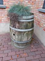 Authentiek Wijnvat als Plantenbak, Tuin en Terras, Bloembakken en Plantenbakken, Tuin, Gebruikt, Minder dan 60 cm, Rond