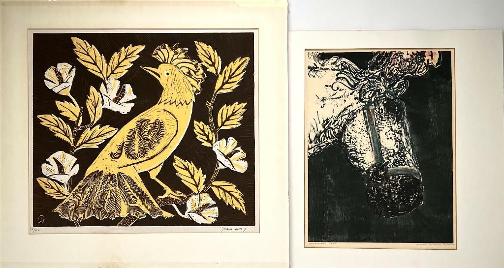 176. Houtsneden, Jeanne Bieruma Oosting & Annet Hofman, Ophalen of Verzenden