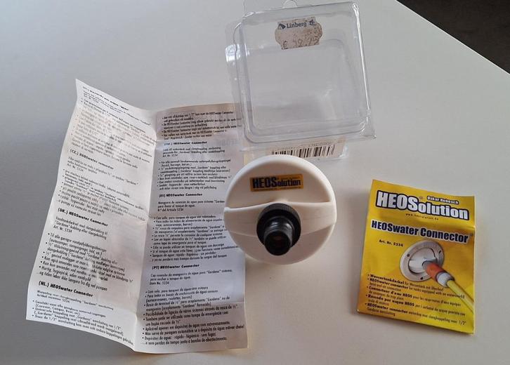 HEOS universele waterconnector, Caravans en Kamperen, Tentaccessoires, Gebruikt, Ophalen of Verzenden