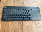 Logitech K400 Plus draadloos toetsenborden, Computers en Software, Gebruikt, Logitech, Ophalen of Verzenden, Draadloos