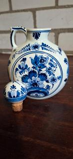 Delfts blauw/ Porseleyne fles likeurfles, Ophalen of Verzenden