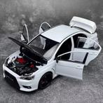 1:18 Mitsubishi Lancer Evolution X met Volk TE37 Velgen Wit, Hobby en Vrije tijd, Modelauto's | 1:18, Overige merken, Auto, .