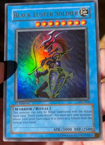 Yu-Gi-Oh! Black Luster Soldier SYE-024 1st Ed Old US Print ! beschikbaar voor biedingen