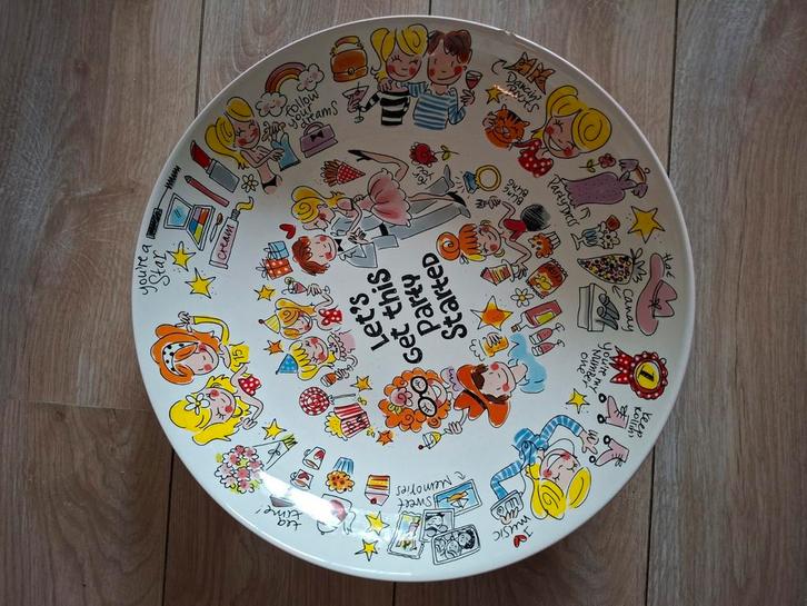Blond Amsterdam 15 jaar jubileum schaal 39cm, Huis en Inrichting, Keuken | Servies, Zo goed als nieuw, Schaal of Schalen, Blond Amsterdam