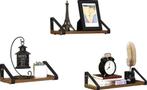 Zwevende muur planken - Rustiek Bruin (Set van drie), Info@wwc-trading.com, Nieuw, WW Company Trading B.V., Industrieweg Oost 5B9