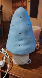 Heico Paddestoellamp - Blauw, Kunststof, Ophalen of Verzenden, Zo goed als nieuw, Minder dan 50 cm