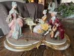 Saksisch porseleinen groep capodimonte, Antiek en Kunst, Antiek | Porselein, Ophalen of Verzenden