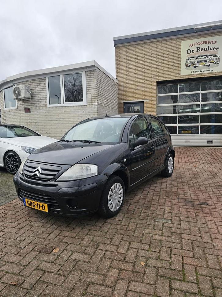 Citroën C3 2009 Zwart, Auto's, Citroën, Bedrijf, Benzine, Hatchback, Geïmporteerd, Zwart, Ophalen