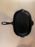 Le Creuset Grillpan - Gietijzer, Huis en Inrichting, Ophalen of Verzenden, Gebruikt