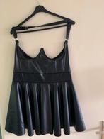 Kunstleer cupless stretch jurkje mt 40/L, zwart, Kleding | Dames, Jurken, Maat 38/40 (M), Verzenden, Zwart, Nieuw