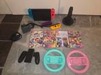 Nintendo Switch + games + accesoires, Spelcomputers en Games, Ophalen of Verzenden, Zo goed als nieuw, Met 1 controller, Switch Original