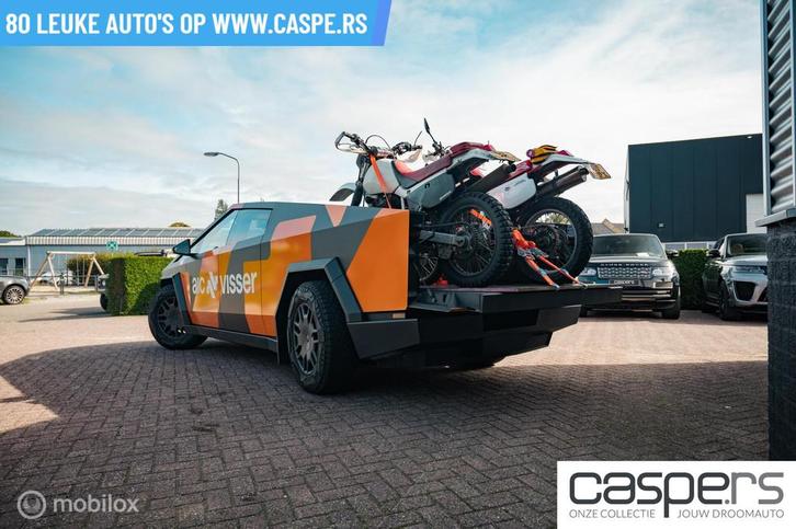 Tesla Cybertruck AWD, Auto's, Tesla, Bedrijf, Te koop, 4x4, ABS, Airconditioning, Elektrische ramen, Lederen bekleding, Metallic lak