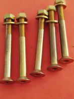 5 st Messing bout plat verzonken kop m6x60/20 mm kotter ark, Watersport en Boten, N, Nieuw, Ophalen of Verzenden, N