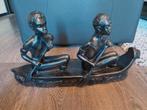 Vintage Afrikaans beeld van twee roeiers, Ophalen of Verzenden, Gebruikt, Mens