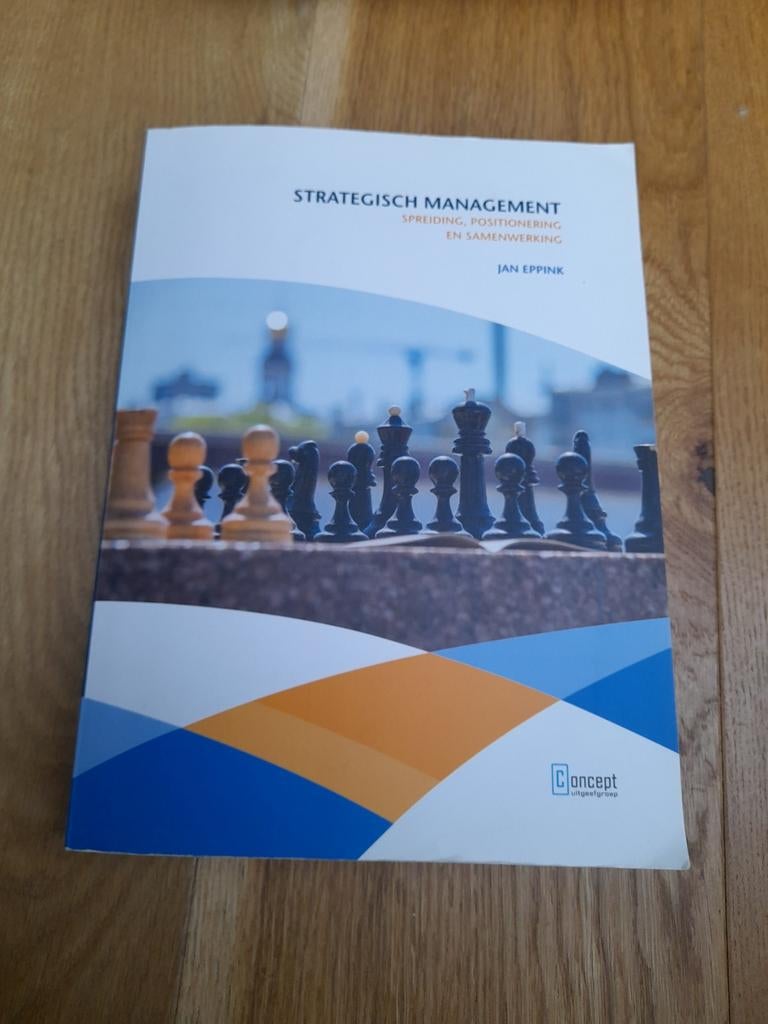 Strategisch Management - Jan Eppink, Ophalen of Verzenden, Zo goed als nieuw, Management, Jan Eppink