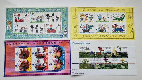 4 velletjes Nederland postfris. Kinderpostzegels, Postzegels en Munten, Postzegels | Nederland, Postfris, Na 1940, Ophalen of Verzenden
