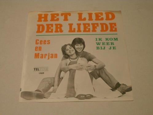 Cees en Marjan, Telstar vinyl Topsingle 1909, Cd's en Dvd's, Vinyl | Nederlandstalig, Zo goed als nieuw, Levenslied of Smartlap