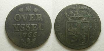 23] Overijssel Duit 1766 beschikbaar voor biedingen