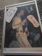 Gesigneerde foto van Elvis Presley TCB BAND!, Ophalen of Verzenden, Zo goed als nieuw, Foto of Kaart, Gesigneerd