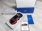 Bugatti EB 16.4 Veyron Production Car black red AUTOart 1:18, Ophalen of Verzenden, Zo goed als nieuw, Auto, Autoart