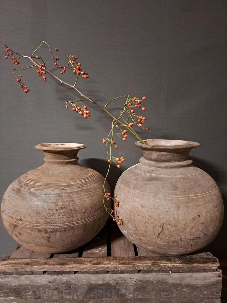 volop sobere houten potten kruiken binnen! laag in prijs!!!, Huis en Inrichting, Woonaccessoires | Overige, Nieuw, Ophalen of Verzenden