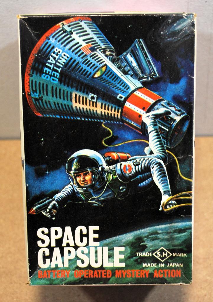 Blikken Space capsule, Antiek en Kunst, Antiek | Speelgoed, Ophalen of Verzenden