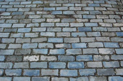 15m2 Scoria bricks oud gebakken klinkers blauw, Tuin en Terras, Tegels en Klinkers, Gebruikt, Klinkers, Keramiek, 10 m² of meer