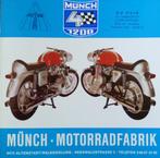 Folder MÜNCH 4 1200 1971, Motoren, Handleidingen en Instructieboekjes, Ophalen of Verzenden, Overige merken