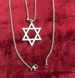 Israëls Davidster hanger en ketting, Ophalen of Verzenden, Nieuw, Zilver