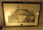 Mooie Litho 'Het Huis van Mieke Hannes' - Gesigneerd, Ophalen of Verzenden