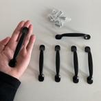 Handgrepen 6 stuks zwart metaal, Ophalen of Verzenden, Nieuw