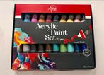 Acrylverf Set - 20 Kleuren (Zo Goed Als Nieuw), Ophalen of Verzenden, Zo goed als nieuw, Acrylverf
