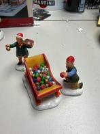 Setje  elven santa wonderland lemax, Ophalen of Verzenden, Zo goed als nieuw